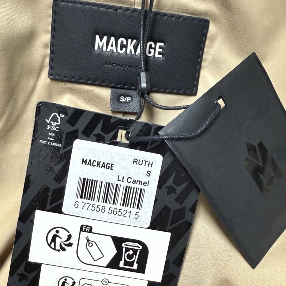MACKAGE RUTH Double-Face Wool Long Coat - Picture 10 of 10